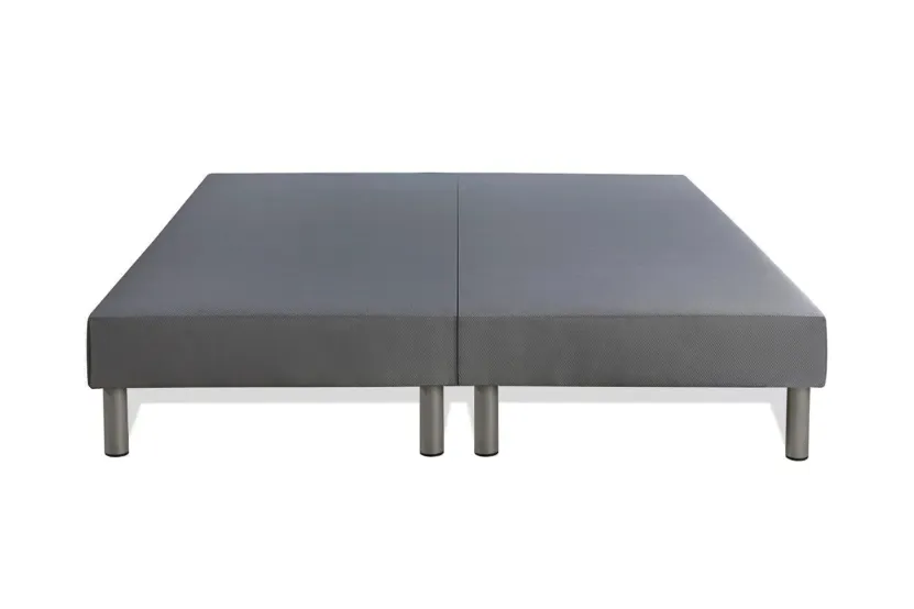 Ensemble Matelas Sommier 160x200 cm - 2 Sommiers Gris - Bodyzone+