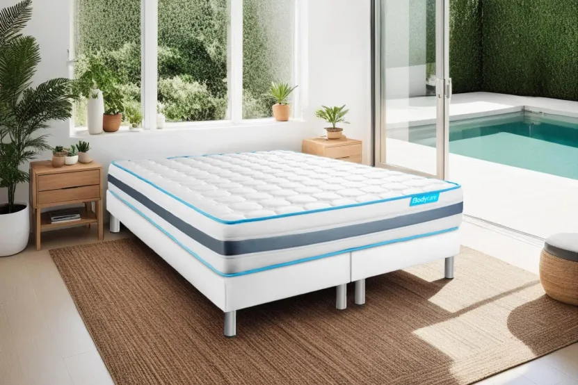 Matelas 200x200 cm Ressorts ensachés - BodyZone