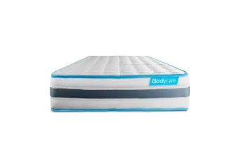 Matelas 90x200 cm Ressorts ensachés et Mémoire de forme - BodyFlex